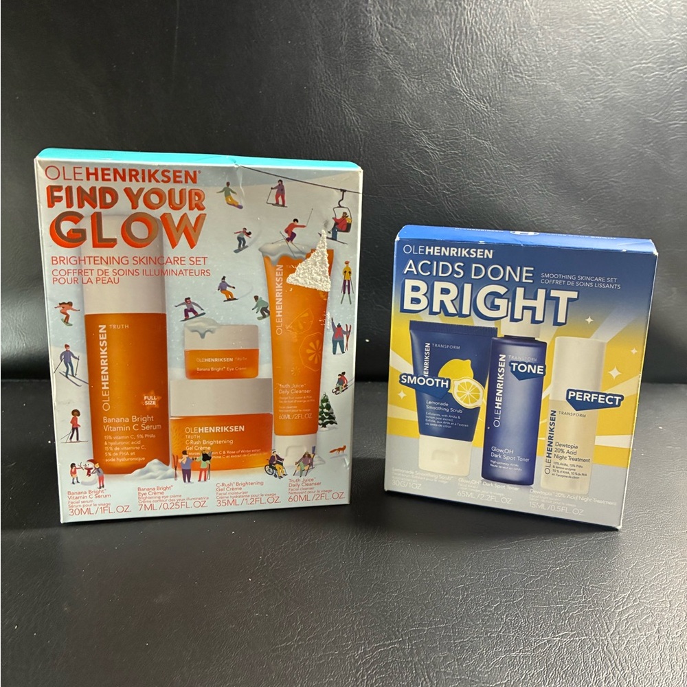 Ole Henriksen Glow and Bright Skincare Duo - Orange and Blue